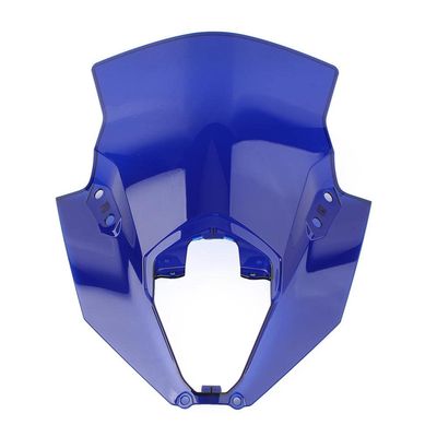 FSFY Motorcycle Windshield Windscreen Wind Deflector Plastic Fairing Protector for Kawasaki ER6F Ninja 650 E-6 2020-2022 Blue