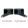 Motorcycle Meter Stand Mirror Hole (M10 Bolt) Digital Meter Mounting Bracket Cylinder Head Temperature Gauge Bracket (Black, Left Holder) view 4