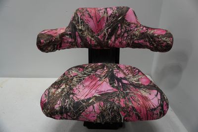 Durafit Seat Covers, Universal Tractor Seat Waterproof Seat Cover in Camo Choose Your camo. (TS135 MC2 Pink)