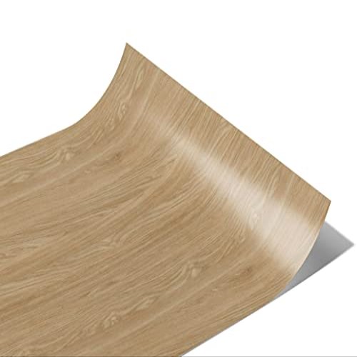 Rwraps Golden Oak Wood Grain Gloss Vinyl Film Wrap 59in x 12ft Vinyl