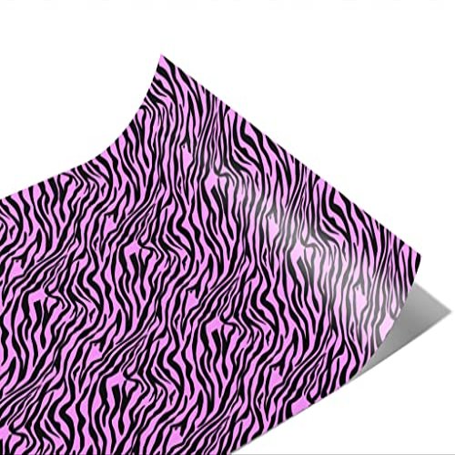 Rwraps Pink Tiger Gloss Vinyl Film Wrap 59in x 29ft Vinyl Vehicle Car Film Sheet Roll