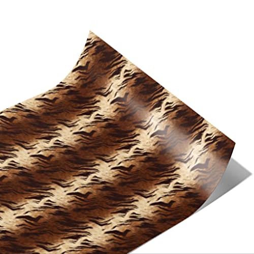 Rwraps Cyber Tiger Matte Vinyl Film Wrap 59in x 25ft Vinyl Vehicle Car Film Sheet Roll
