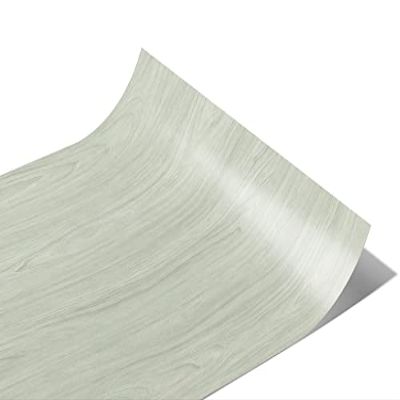 Rwraps White Alder Wood Grain Matte Vinyl Film Wrap 59in x 21ft Vinyl Vehicle Car Film Sheet Roll
