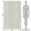 Rwraps White Alder Wood Grain Matte Vinyl Film Wrap 59in x 21ft Vinyl Vehicle Car Film Sheet Roll view 3