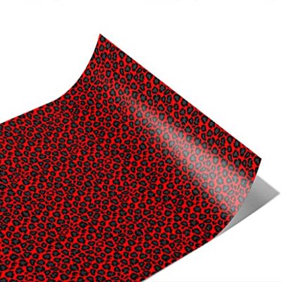 Rwraps Red Panther Matte Vinyl Film Wrap 59in x 9ft Vinyl Vehicle Car Film