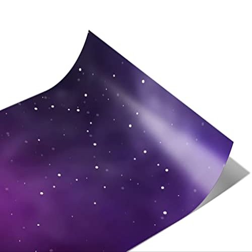 Rwraps Star Light Galaxy Matte Vinyl Film Wrap 59in x 22ft Vinyl Vehicle Car Film Sheet Roll