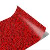 Rwraps Red Cheetah Gloss Vinyl Film Wrap 59in x 7ft Vinyl Vehicle Car Film Sheet Roll view 2