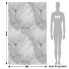 Rwraps Macael White Marble Matte Vinyl Film Wrap 59in x 8ft Vinyl Vehicle Car Film Sheet Roll view 3