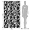 Rwraps White Zebra Matte Vinyl Film Wrap 59in x 19ft Vinyl Vehicle Car Film Sheet Roll view 3