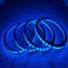 4PCS 8" RGB Car LED Speaker Ring Lights Coaxial Speaker Lights Music Dance Decorative Light Kit Multiple Spacer Ring Light Bluetooth App/RF Remote Control view 1