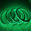 4PCS 8" RGB Car LED Speaker Ring Lights Coaxial Speaker Lights Music Dance Decorative Light Kit Multiple Spacer Ring Light Bluetooth App/RF Remote Control view 2
