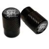 2 Black Billet Aluminum Knurled Tire Air Valve Stem Caps for Route 66 Shot 051 Model-PYT-8888-1116 view 1