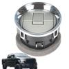 WFLNHB Car Front Interior Dashboard A/C Heater Air Vent 1Pcs Replacement for F150 2009-2014 9L3Z-19893-CA 9L3Z19893CA CL3Z-19893-EA CL3Z19893EA Chrome view 2
