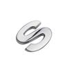 1x Car Auto Chrome Metal DIY 3D Letters Digital Alphabet Emblem Car Bumper Stickers (S) view 1