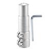 X AUTOHAUX 138mm Mountain Bike Stem Riser Fork Stem Extender Handlebar Bicycle Parts Aluminum Alloy Silver Tone 1 Set view 1