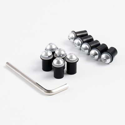 Fairing Bolt Kit Screws Nuts Washers Mounting Kits Windscreen Bolts For Ducati 959/1299 /959s/1098/848/1198 Windscreen Bolts Windshield Screw Kits (Silver)