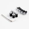 Fairing Bolt Kit Screws Nuts Washers Mounting Kits Windscreen Bolts For Ducati 959/1299 /959s/1098/848/1198 Windscreen Bolts Windshield Screw Kits (Silver) view 1