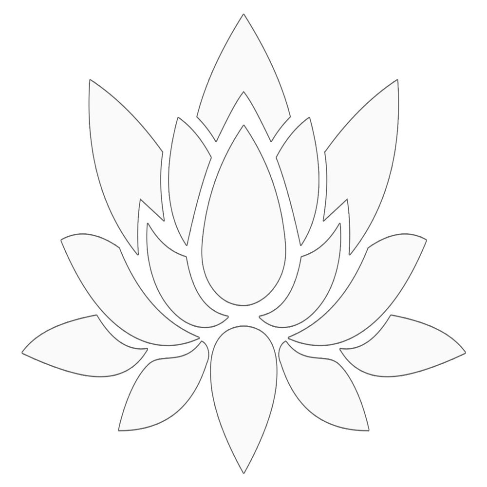 Lotus Flower Silhouette Vinyl Decal Car Self Love Water Bottle Boho Sticker