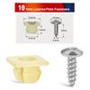 Nilight 50Pcs Hood Insulation Retainer Clips Hood Liner Fasteners Replacement for Replacement for Chrysler Jeep Dodge Ram Cherokee Grand Cherokee - OEM 4878883AA LH LHS Nylon Clip view 2