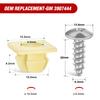 Nilight 50Pcs Hood Insulation Retainer Clips Hood Liner Fasteners Replacement for Replacement for Chrysler Jeep Dodge Ram Cherokee Grand Cherokee - OEM 4878883AA LH LHS Nylon Clip view 3