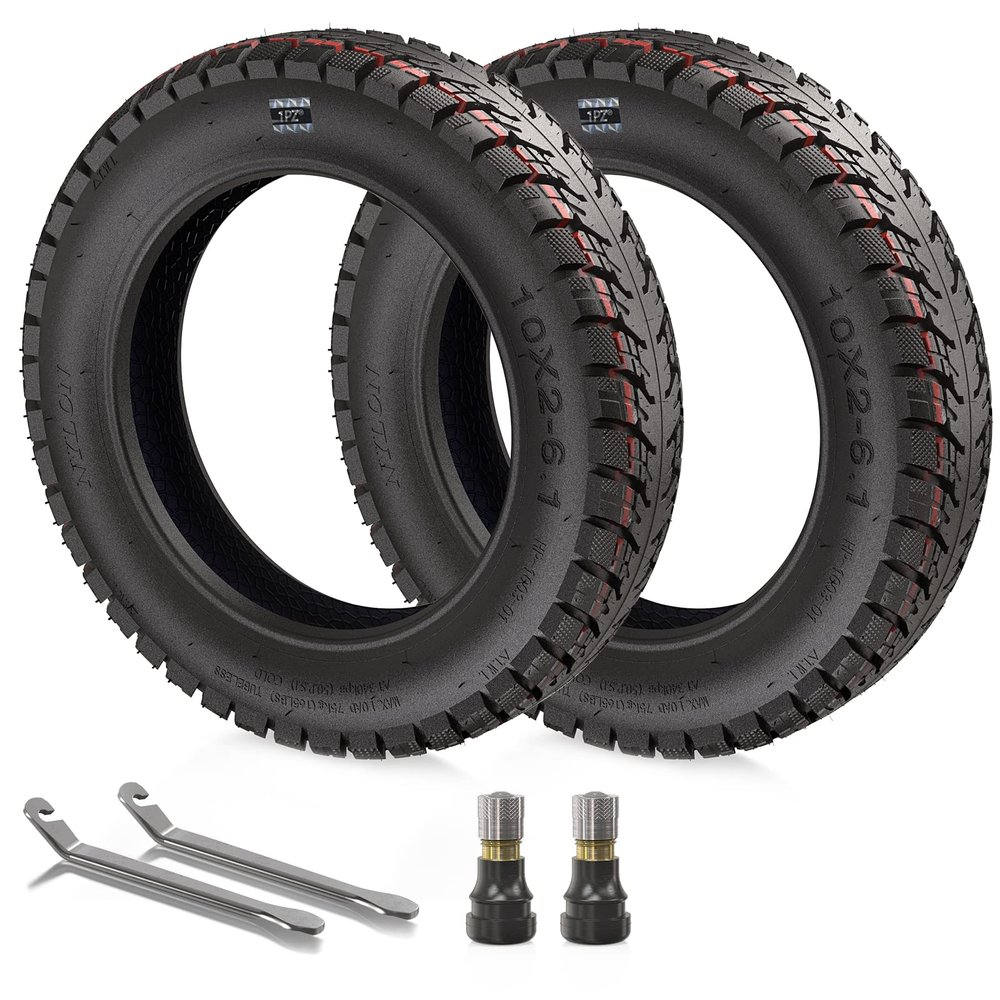 1PZ UT1-S02 10x2-6.1 All-Terrain Vacuum Tire Replacement for 50/75-6.1 8.5x2 10x2.125 10x2/54-152 Original Tires iScooter i9 Plus VOLPAM SP06 isinwheel S9 Pro Hiboy S2 pro Xiaomi Electric Scooter