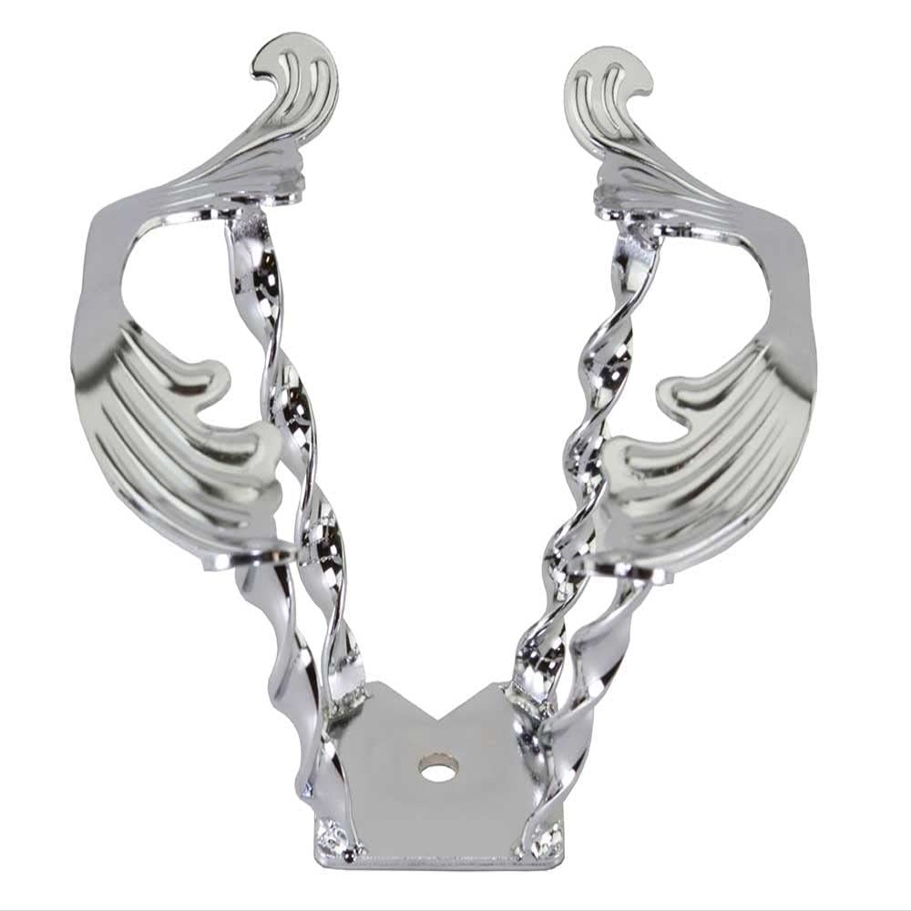 Lowrider Bike 3D Wing Steering Wheel Chrome.