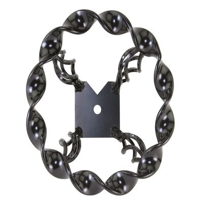 Lowrider Bike Cage Steering Wheel Black.