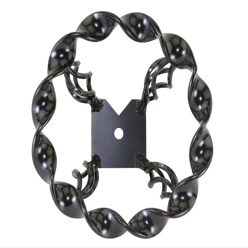 Lowrider Bike Cage Steering Wheel Black.