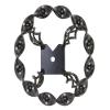 Lowrider Bike Cage Steering Wheel Black. view 1