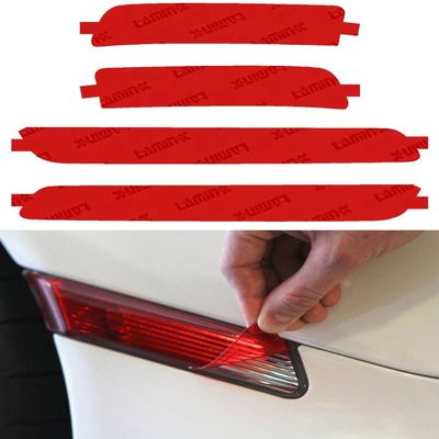 Lamin-x Custom Fit Red Rear Marker Covers for Jeep Grand Wagoneer (2022+)