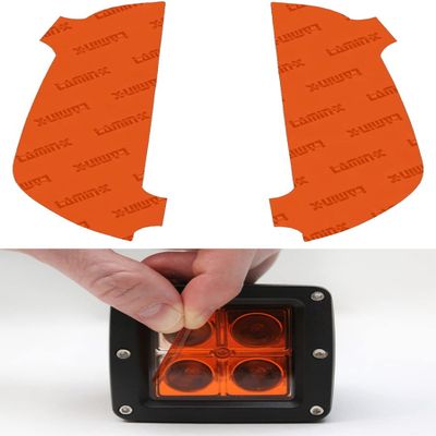 Lamin-x Custom Fit Amber Fog Light Covers for VW Jetta Base (2022+)