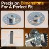 Go Kart Axle Hub 1"Bore 1/4"Keyway Sprocket Hub Steel for Predator 212CC view 3