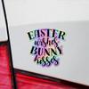 Holographic Decal Stickers Of Easter Wishes Bunny Kisses Premium Waterproof Vinyl Decal Stickers For Laptop Phone Accessory Helmet Car Window Mug Tuber Cup Door Wall Decoration ANDVER30g8361HO110422 view 2