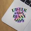 Holographic Decal Stickers Of Easter Wishes Bunny Kisses Premium Waterproof Vinyl Decal Stickers For Laptop Phone Accessory Helmet Car Window Mug Tuber Cup Door Wall Decoration ANDVER30g8361HO110422 view 3