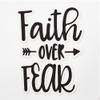 Decal Stickers Of Faith Over Fear Arrow Premium Indoor (No Waterproof) Vinyl Decal Stickers For Laptop Phone Accessory Helmet Car Window Mug Tuber Cup Door Wall Decoration ANDVER3014961BL110422 view 1