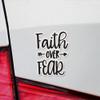 Decal Stickers Of Faith Over Fear Arrow Premium Indoor (No Waterproof) Vinyl Decal Stickers For Laptop Phone Accessory Helmet Car Window Mug Tuber Cup Door Wall Decoration ANDVER3014961BL110422 view 2