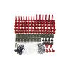 Motorcycle Bolts Fastenings Bolt Kit Fairing screws Kits Bolt Kits For Aprilia RSV4 1000 RS125 RS4 50 CNC Aluminium Aftermarket Fairings Screw Kits (Red) view 1