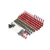 Motorcycle Bolts Fastenings Bolt Kit Fairing screws Kits Bolt Kits For Aprilia RSV4 1000 RS125 RS4 50 CNC Aluminium Aftermarket Fairings Screw Kits (Red) view 2
