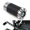 FSFY Motorcycle Gear Shift Lever Foot Pegs Anti-Skid Shifter Peg Pedal CNC for Harley all model (Black) view 4