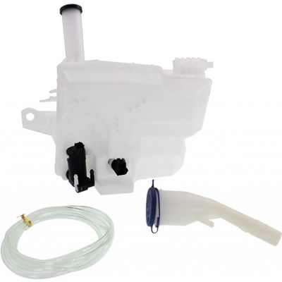 Jumbo Auto Parts Replacement New Washer Reservoir For Ford Focus 2012 To 2018 Windshield Washer Tank With Pump Sensor And Filler Tube Fits Hatchback Models FO1288112 CV6Z17618D-PFM