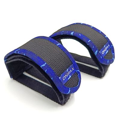 ONIPAX Outdoor Bike Pedal Straps for Fixed Gear, BMX and MTB, Adjustable Toe Clips Tape 2 PCS