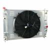HKAUTOPART Radiator for 2003-2013 Chevy Corvette SSR 6.0L 6.2L 7.0L V8 Gas & 2008 2009 Saab 9-7x 5.3L 6.0L V8, 4 Row Full Aluminium Radiator + 16 Inch Fan + Shroud + Thermostat Relay Kit view 2