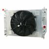 HKAUTOPART Radiator for 2003-2013 Chevy Corvette SSR 6.0L 6.2L 7.0L V8 Gas & 2008 2009 Saab 9-7x 5.3L 6.0L V8, 4 Row Full Aluminium Radiator + 16 Inch Fan + Shroud + Thermostat Relay Kit view 3