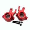Aluminum Front Steering Blocks Knuckle Arm Red for Traxxas 1/8 Sledge 9537 view 1