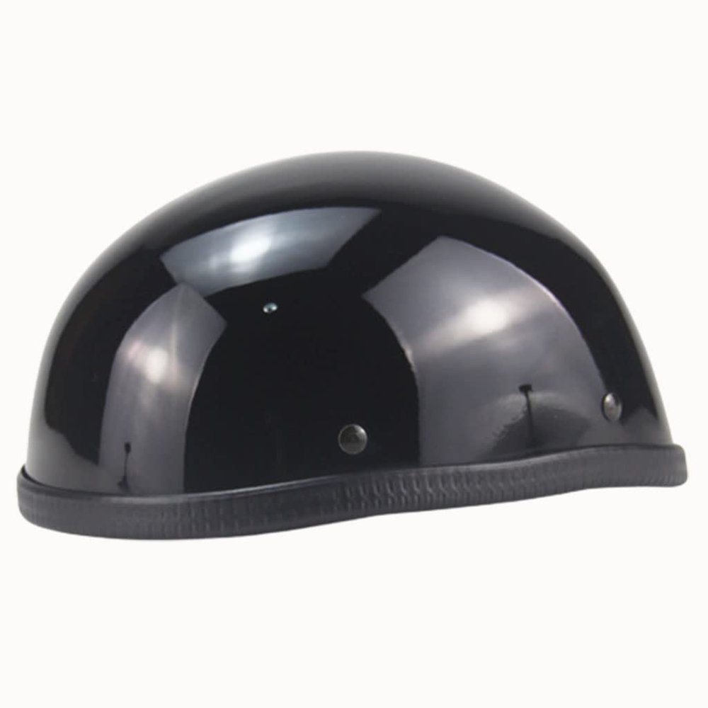 Open Face Low Profile Motorcycle Helmet Retro Light-Small Baseball Cap Half Helmet DOT Approved Novelty Classic Gourd Helmet for Adults,Electric Scooter Cruiser Bobber Jet Helmet-C-Small