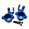 Aluminum Front Steering Blocks Knuckle Arm Blue for Traxxas 1/8 Sledge 9537 view 2