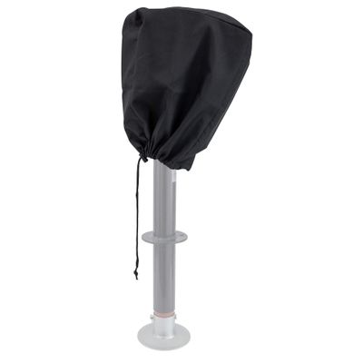 RecPro RV Electric Tongue Jack Cover | Universal Protective Cover for Electric Jacks (Black)