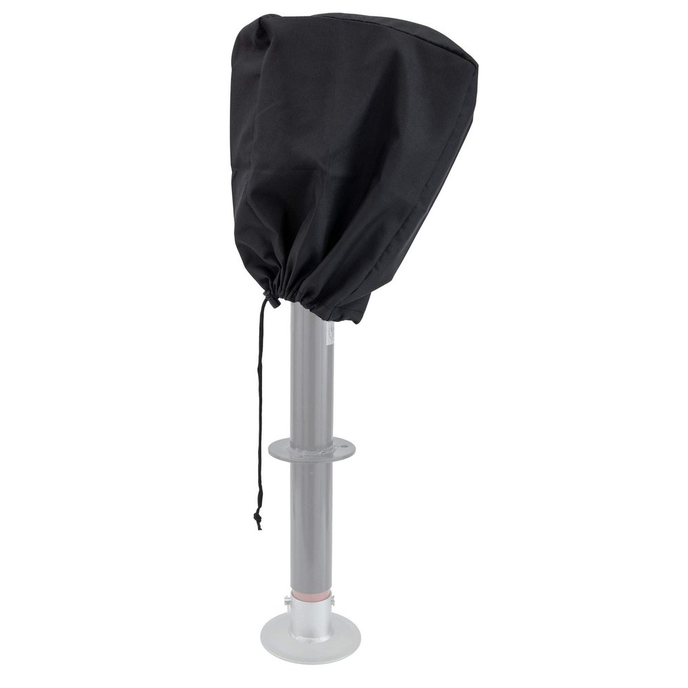 RecPro RV Electric Tongue Jack Cover | Universal Protective Cover for Electric Jacks (Black)
