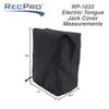 RecPro RV Electric Tongue Jack Cover | Universal Protective Cover for Electric Jacks (Black) view 2