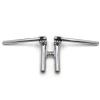 HTTMT HB015- Adjustable 8" Chrome Clip Splitter Handlebars Compatible with H-D Dyna FXR Sportster Custom view 1